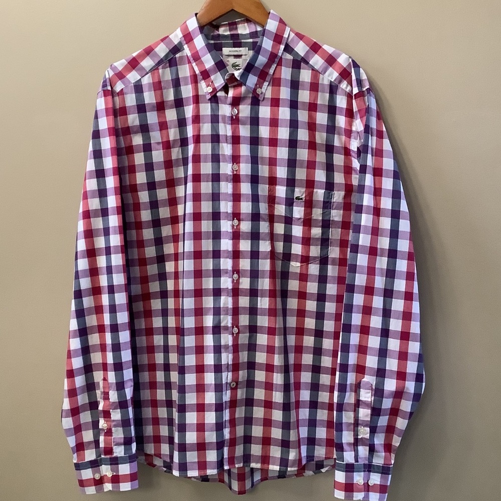 Lacoste Men’s Button Down Dress Shirt